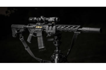 Image of STNGR HWK M-Lok Free Float Handguard for AR15/M4, Anodized Black, 15 in, 15HM
