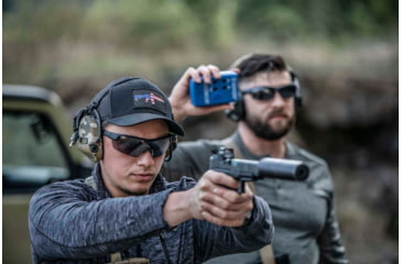 Image of STNGR Lo-Drag Ballistic Sunglasses, Matte Black/Smoke/Clear,Non-Polarized, Medium/Large, 6K-8O41-JV3L