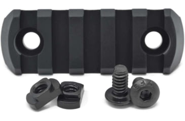 Image of STNGR M-Lok 5 Slot Picatinny Rail Section, Black, XY-U2KN-5W7H