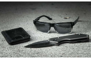 Image of STNGR Nomad Lifestyle Sunglasses, Black/Smoke, Medium/Large, 14-272F-D64A