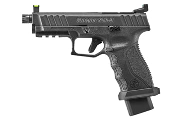 Image of Stoeger STR-9S-Combat Pistol, 9mm Luger, 4.67in barrel, black polymer frame, integrated polymer grip, recoil operated semi-automatic, raised fiber-optic, 20 round magazine, SGSTR9SCB9MM4.671FRRMPG