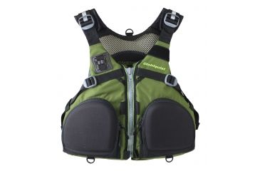 Image of Stohlquist Mens Fisherman PFD, Olive Green, XXL, Chest 46-52, QF1373203XXL