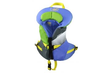 Image of Stohlquist Unisex Child PFD, Blue/Green, Child 30-50 lbs, QF1414003