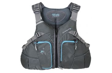 Image of Stohlquist Womens Misty PFD, Gray, Small, Bust 28-34, 533090