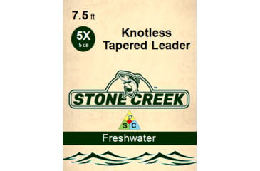 Image of Stone Creek Looped Leader, 9ft, 6X, Clear, SCL96XC