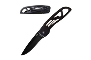 Image of Stone River Gear Ceramic Folding Knife, Lock w/Pocket Clip, Black, 6.5 SRG5BTB