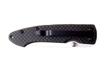 Image of Stone River Gear Ceramic Folding Knife w/Carbon Fiber Handle, Grey/Black, 6.5 SRG2CFW