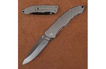 Image of Stone River Gear Ceramic Speed Assist Folding Knife, Grey-Black, 7.5 SRG1SATB