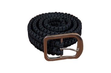 Image of Stone River Gear Paracord Survival Belt,Black,Small,Waist 28-32,Two 48 ft Cords SRG1SBSB