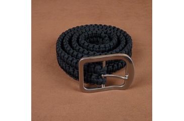 Image of Stone River Gear Paracord Survival Belt, Black, Medium SRG1SBMB