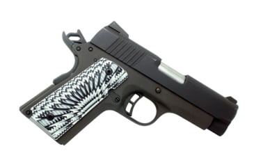 Image of Stoner CNC Aggressive Starburst G10 Gun Grips fit 1911 Compact and Springfield EMP, Arctic Camo, 1911 Compact-Slim-Standard, STO-1911C-AS-STD-ARC-SLIM