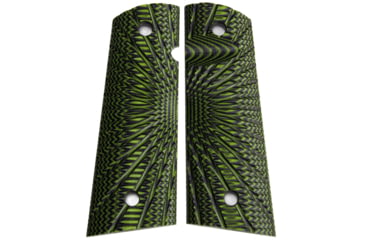 Image of Stoner CNC Aggressive Starburst G10 Gun Grips fit Sig GSG, Neon Green Black, SIG GSG-Standard, STO-GSG-AS-STD-NG