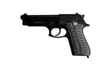 Image of Stoner CNC Beretta 92 Slash and Burn G10 Gun Grips Fits 92FS/96 M9 Series Pistol, Grey Black, STO-BR-B92-SB-GRB