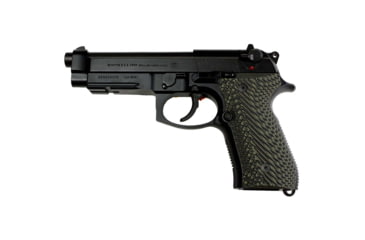 Image of Stoner CNC Beretta 92 Slash and Burn G10 Gun Grips Fits 92FS/96 M9 Series Pistol, OD Green Black, STO-BR-B92-SB-ODG