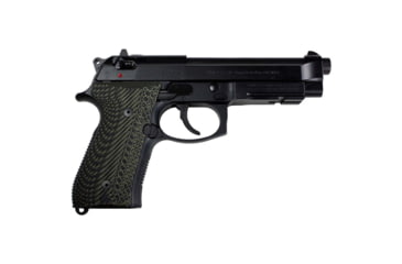 Image of Stoner CNC Beretta 92 Slash and Burn G10 Gun Grips Fits 92FS/96 M9 Series Pistol, OD Green Black, STO-BR-B92-SB-ODG