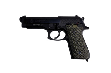 Image of Stoner CNC Beretta 92 Slash and Burn G10 Gun Grips Fits 92FS/96 M9 Series Pistol, OD Green Black, STO-BR-B92-SB-ODG