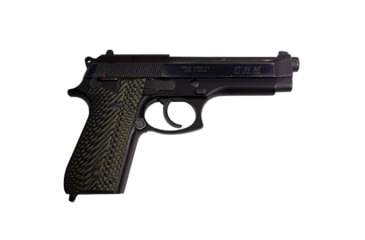 Image of Stoner CNC Beretta 92 Slash and Burn G10 Gun Grips Fits 92FS/96 M9 Series Pistol, OD Green Black, STO-BR-B92-SB-ODG