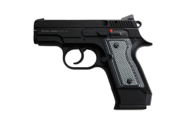 Image of Stoner CNC CZ Rami G10 Gun Grips Full Checker Texture Pistol Panels Fits CZ 2075 Rami, Grey Black, STO-CZ-FC-GRB