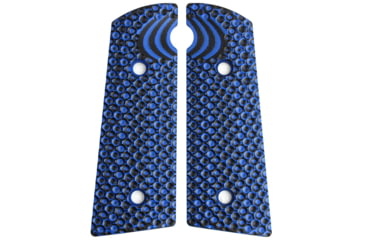Image of Stoner CNC Hudson H9 Golf Ball G10 Gun Grips Fit H9, Blue Black, STO-HU-GB-BLB
