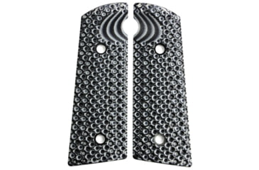 Image of Stoner CNC Hudson H9 Golf Ball G10 Gun Grips Fit H9, Grey Black, STO-HU-GB-GRB
