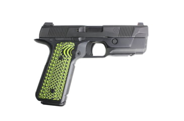 Image of Stoner CNC Hudson H9 Golf Ball G10 Gun Grips Fit H9, Neon Green Black, STO-HU-GB-NG