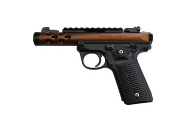 Image of USED Stoner CNC Ruger Mark IV 22/45 Lite G10 Gun Grips Slash and Burn Design Fits Ruger 22 45 Lite Generation 4 Rimfire, Midnight Black, STO-IV2245-SB-BLK, EDEMO1, Used, Condition Fair, Installed/Mounted