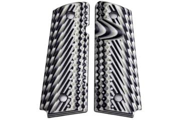 Image of Stoner CNC Slash and Burn G10 Gun Grips fit Taurus PT1911, Arctic Camo, PT1911-Magwell, STO-PT19-SB-MAG-ARC