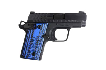 Image of Stoner CNC Springfield Armory 911 .380 ACP Defensive Carry G10 Gun Grips, Blue Black, Ambi, STO-SA .380-DC-AM-BLB