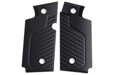 Image of Stoner CNC Springfield Armory 911 .380 ACP Defensive Carry G10 Gun Grips, Midnight Black, Non Ambi, STO-SA .380-DC-NO-BLK