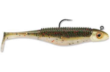 Image of Storm 360GT Searchbait Shad, Sinking, 3-1/2", 1/4oz, #2/0 Hk, 1 Rigged Two Bodies, Houdini, SBD35HDI-14J