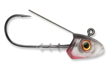 Image of Storm 360GT Searchbait Weedless Jig, Fits 4-1/2in Bodies, 1/4 Oz, 4/0 Hook, 2 Pack, Smokin Ghost, SJG45SGH-14WJ