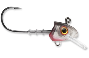 Image of Storm 360GT Swimmer Jig Head, Fits 3.5in Body Length, 1/8oz Jig, #2/0 VMC Coastal Black Hook, Smokin Ghost, SJS35SGH-18J