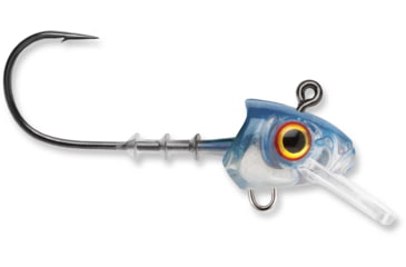 Image of Storm 360GT Swimmer Jig Head, Fits 3.5in Body Length, 1/8oz Jig, #2/0 VMC Coastal Black Hook, Tru Blue, SJS35TB-18J