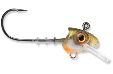 Image of Storm 360GT Swimmer Jig Head, Fits 5.5in Body Length, 3/8oz Jig, #7/0 VMC Coastal Black Hook, Smelt, SJS55SMT-38J