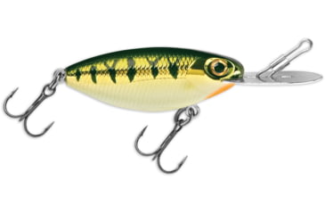 Image of Storm Hot N Tot Madflash Trolling Crankbait, Floating, Chrome Yellow Perch, 2in, 3/16oz, HM601