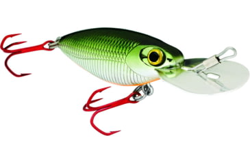 Image of Storm Hot N Tot Madflash Trolling Crankbait, Floating, Green Chrome Orange, 2in, 3/16oz, HM600