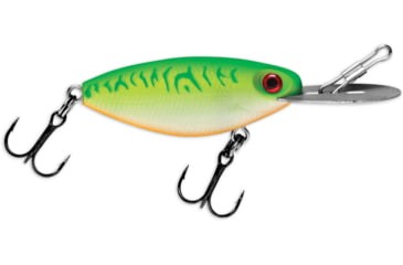 Image of Storm Hot N Tot Madflash Trolling Crankbait, Floating, Green Fire UV, 2in, 3/16oz, HM651