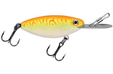 Image of Storm Hot N Tot Madflash Trolling Crankbait, Floating, Orange Fire UV, 2in, 3/16oz, HM652
