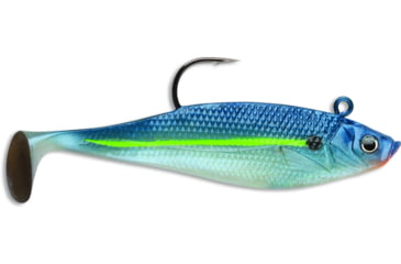 Image of Storm WildEye Swim Shad Swimbaits, 3, 4in, Blue Shad Steel, WSS04BSTD