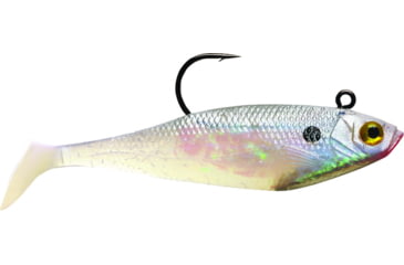 Image of Storm WildEye Swim Shad Swimbaits, 3, 3in, Pearl, WSS03PRL