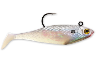 Image of Storm WildEye Swim Shad Swimbaits, 3, 5in, Pearl, WSS05PRL