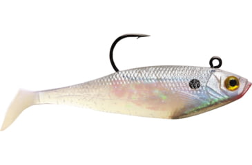 Image of Storm WildEye Swim Shad Swimbaits, 3, 6in, Pearl, WSS06PRL