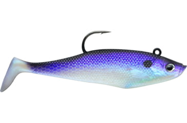 Image of Storm WildEye Swim Shad, Floating, Purple Shad, 1/4oz, 3in, 3 per Pack, WSS03PSD