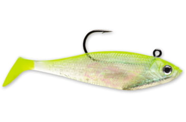 Image of Storm WildEye Swim Shad Swimbaits, 3, 2in, Chartreuse Silver, WSS02SHCS