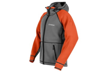 Image of Stormr Typhoon Neoprene Jacket - Mens, Safety Orange/Gray, Extra Large, R215MF-12-XL