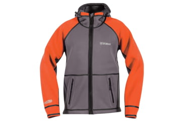 Image of Stormr Typhoon Neoprene Jacket - Mens, Safety Orange/Gray, Extra Large, R215MF-12-XL
