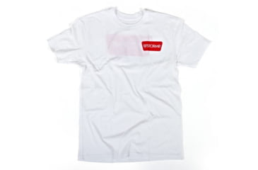 Image of Stormr Wedge Logo T-Shirt, White, Medium, RT18-00-M