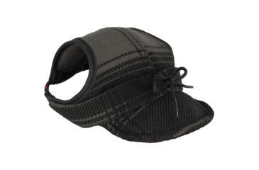 Image of Stormy Kromer Critter Kromer Cap for Dogs &amp; Cats, Gray/Black Plaid, SM, 54800-000040-26G-90E