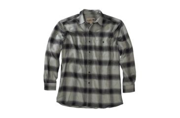 Image of Stormy Kromer The Flannel Shirt - Mens, Gray/Black Plaid, Medium 55210-000050-317-90E