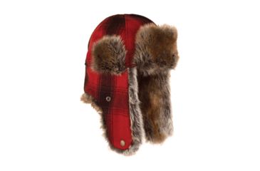 Image of Stormy Kromer The Northwoods Trapper Hat, Red/Black Plaid, Extra Large 51210-000070-260-305